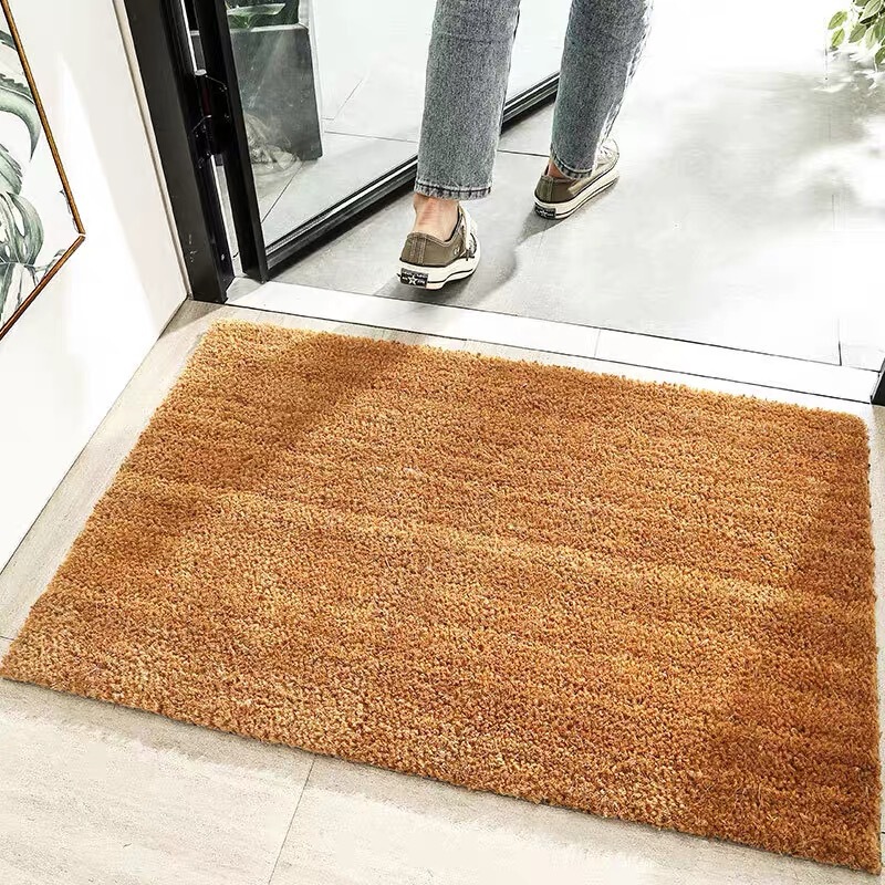 Natural Coconut Brown Floor Mat Environmental Protection Door Mat Indoor and Outdoor Entrance Door Dust Removal Carpet Thickened Door Mat Natural Coconut Brown Floor Mat Environmental Protection Door Mat Indoor and Outdoor Entrance Door Dust Removal Carpet Thickened Door Mat