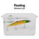 Sinking Minnow Fishing Lures  Shallow Diving Fresh Water Bass Swimbait Tackle Gear