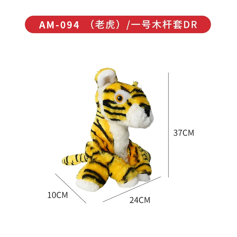 Juego de palos de tigre, juego de golf, juego de palos de muñeca, juego de palos de muñeca, juego de palos de relleno, juego de palos de lana