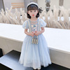 Summer dress, children's skirt, small princess costume, western style, suitable for teen