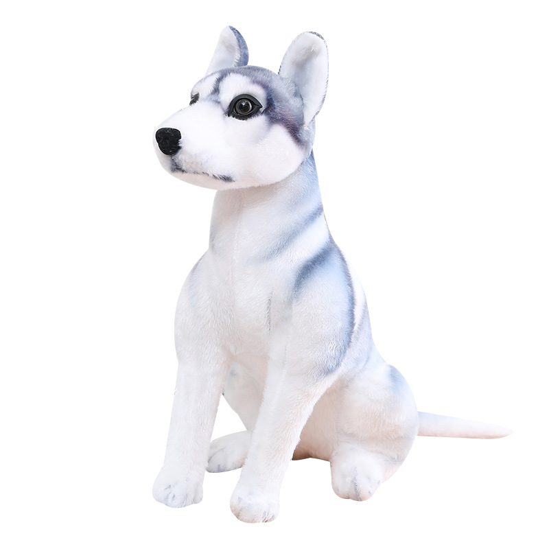 Simulación Husky muñeca Linda dos ha perro de peluche juguete pequeño tamaño ragdoll decoración regalo cumpleaños los niños