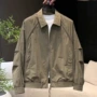 春季翻领高档拼接夹克