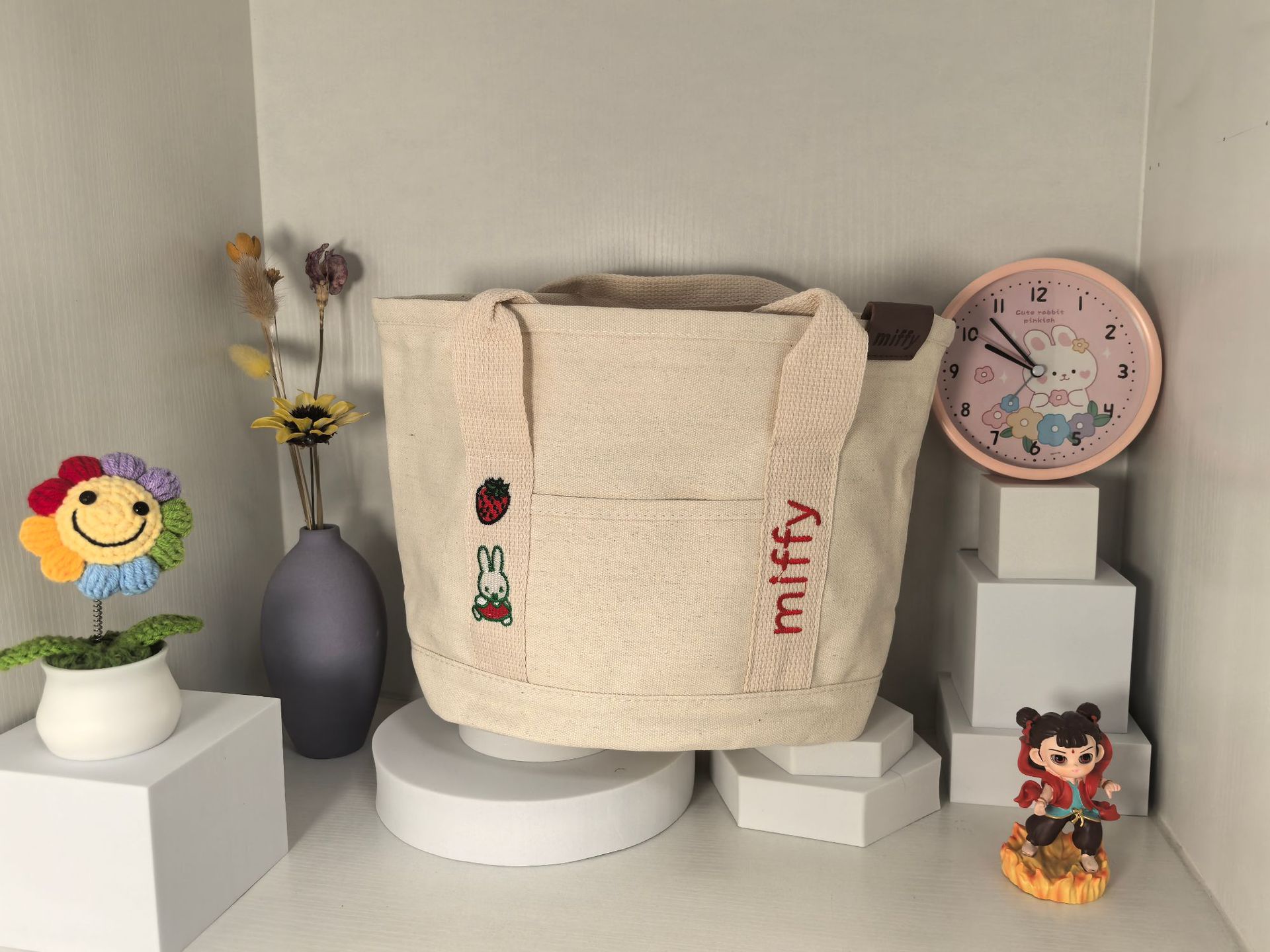 Bolso de Mano de Lona para Mamá de Lona para Uso Diario