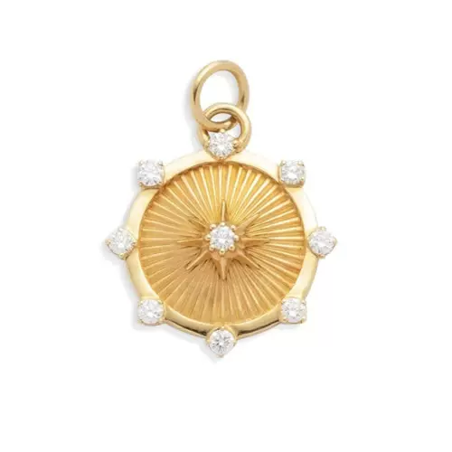 一件报价 欧美气质跨境高级14K金项链吊坠镶嵌钻石简约个性配饰