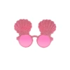 Shell glasses-rose red