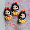 Cartoon resin for princess with accessories, children's cute hair accessory