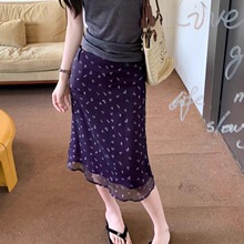 ���|�͹��黨��ɫ����ȹ2026�ļ����������n���a��mm�@�����Lȹ