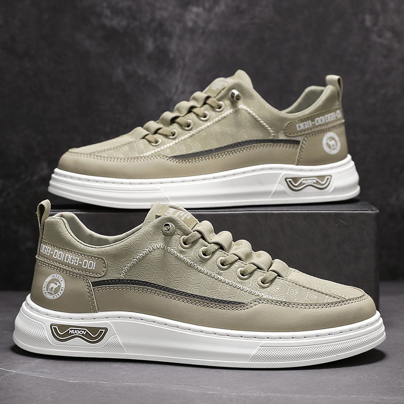 Zapatos de deporte para estudiantes, zapatos de hombre, primavera y verano 2025, nuevos zapatos de moda de tela de paraguas de todo fósforo, zapatos deportivos casuales transpirables para hombre