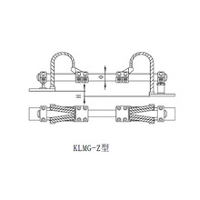 KLMG(Z)跨路母线过渡金具KLMG-130/116Z KLMG-150/136Z默认项