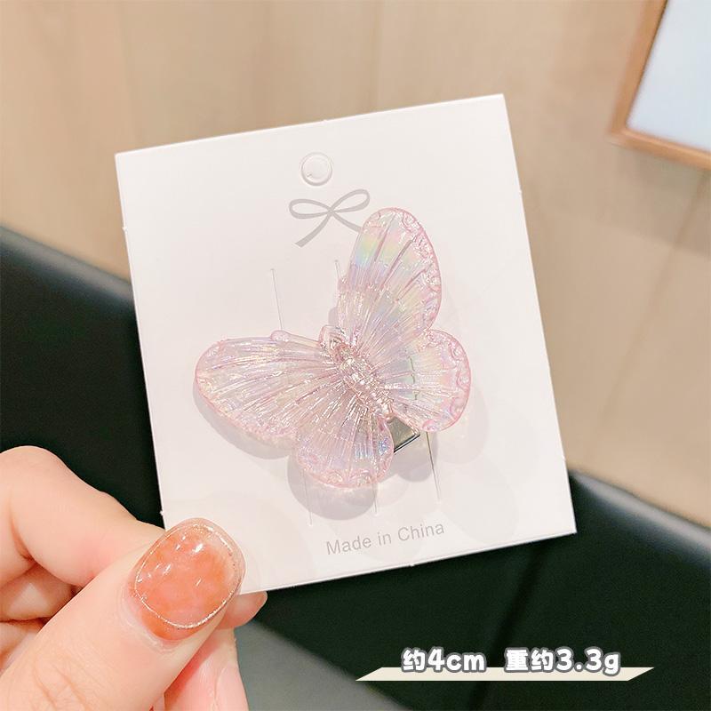 Hada de primavera arco flequillo clip lateral chica frente roto clip de pelo neto rojo trenzado clip de pelo de pico de pato clip tocado