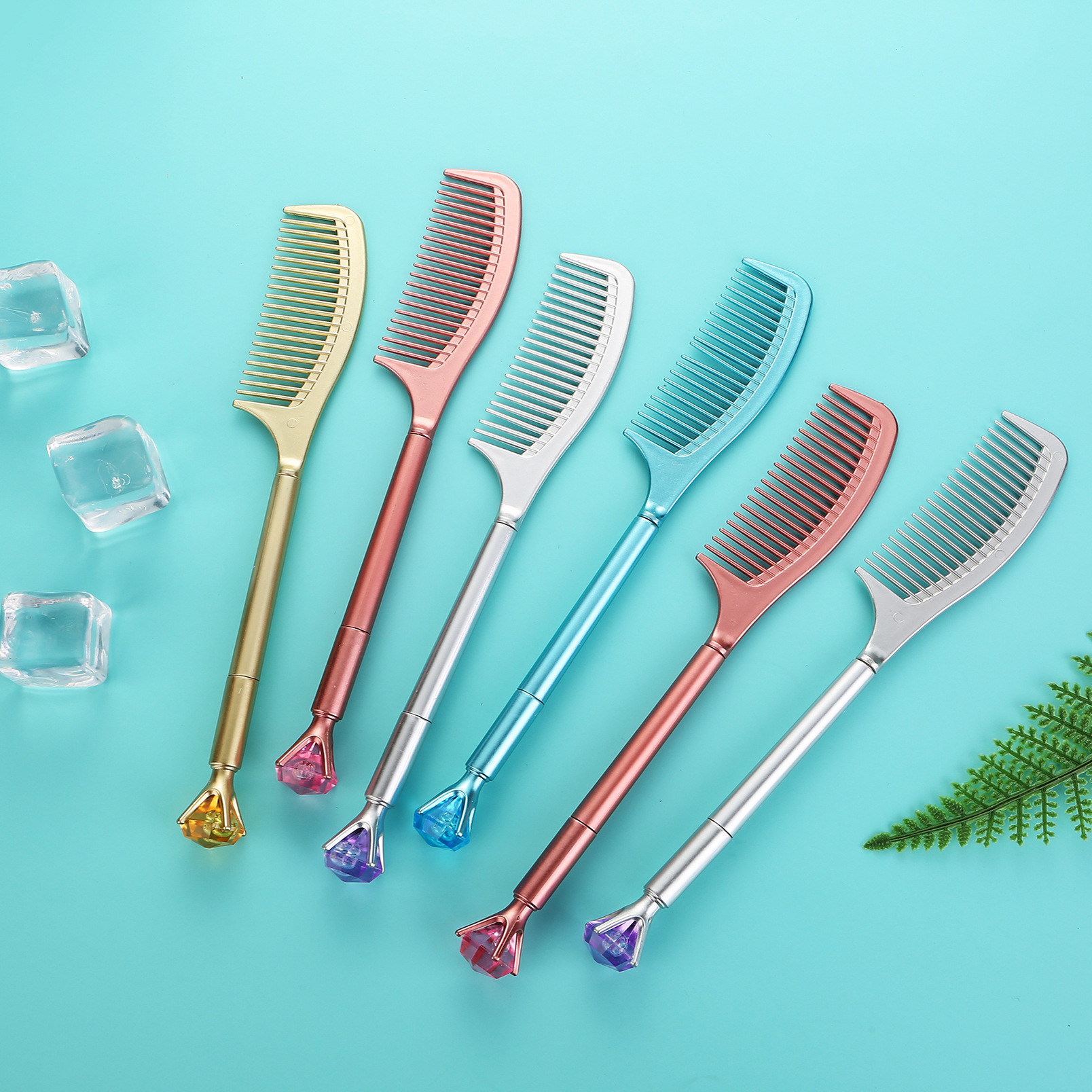 고가 다이아몬드 빗 젤 펜 학생 주조 펜 재미 개성 사무실 문구 수성 사인 펜 도매