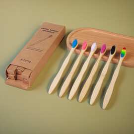 酒店牙刷牙膏竹炭软毛一次性原竹竹制竹厂家批发套装环保可降解