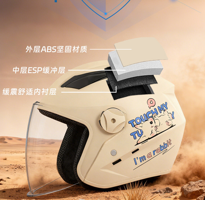 National Standard 3C Certified Electric Vehicle Motorcycle Helmet for Men and Women, All-Season Warm and Sun-Proof Half Helmet and Full Helmet Universal Safety Helmet