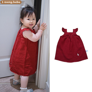 ���bŮͯ�B��ȹ100%����tɫ������ͯȹ�̽�СŮ������ȹ�Ŀ�ͯ�b