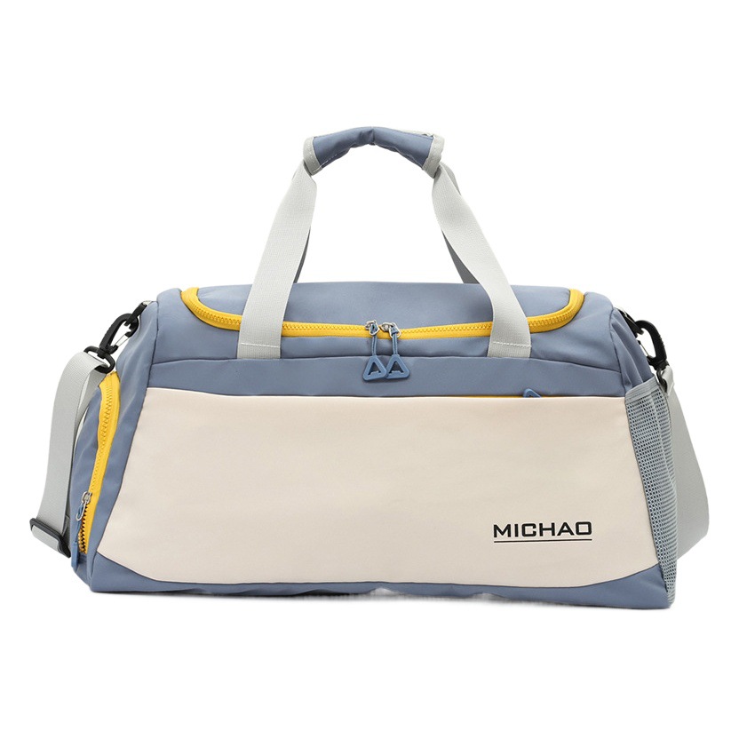 Nueva bolsa de fitness de separación en húmedo y seco logotipo impreso para mujer bolsa de viaje de gran capacidad trolley con bolsa de equipaje de almacén de zapatos independiente