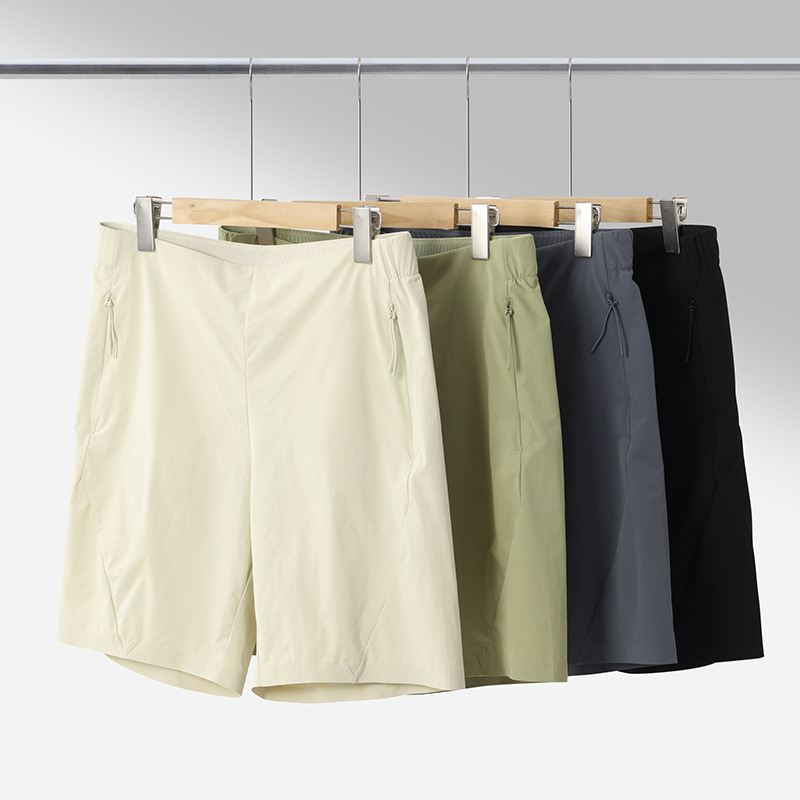 Dipin Alternative Models: Summer Men's Outdoor Running Sports Shorts, Urban Commuting Elastic Quick-Dry Woven Five-Point Shorts
