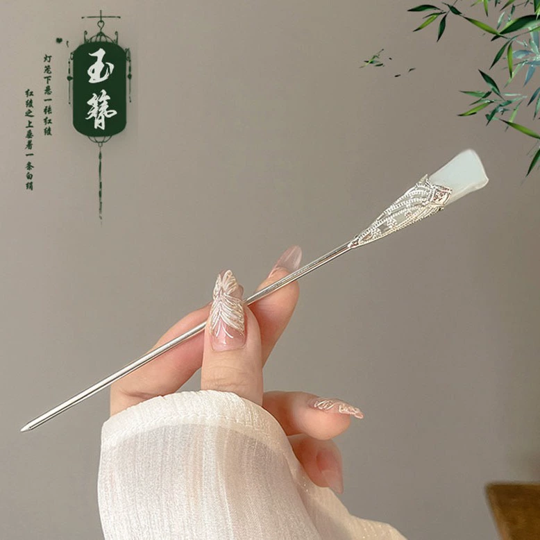 Китайская шпилька с кисточками, универсальный Hanfu, зажим для волос, аксессуар для волос, цветочная, стиль высокого качества, яркий запоминающийся стиль