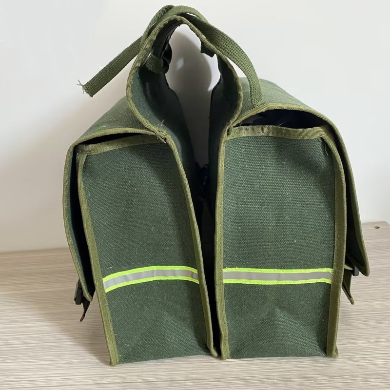 Bolsa de transporte de lona bicicleta eléctrica motocicleta estante trasero bolsa percha bolsa de equipaje bolsa grande camello bolsa de cola