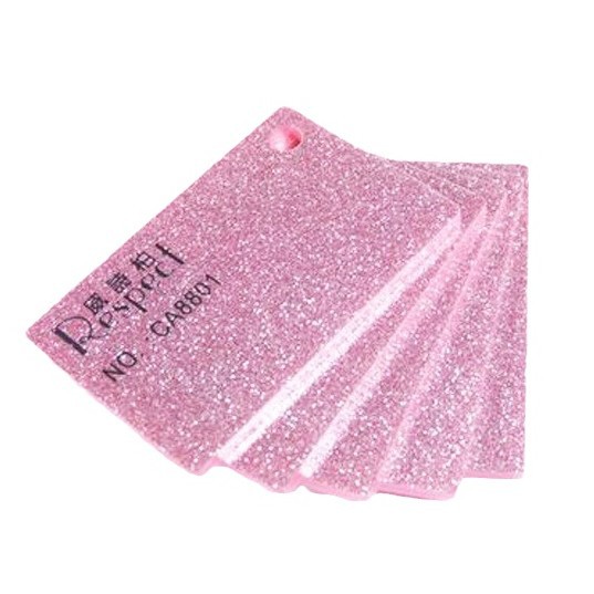 厂家批发3mm葱粉板闪金板闪银板闪光板现货切割彩色珠光亚克力板