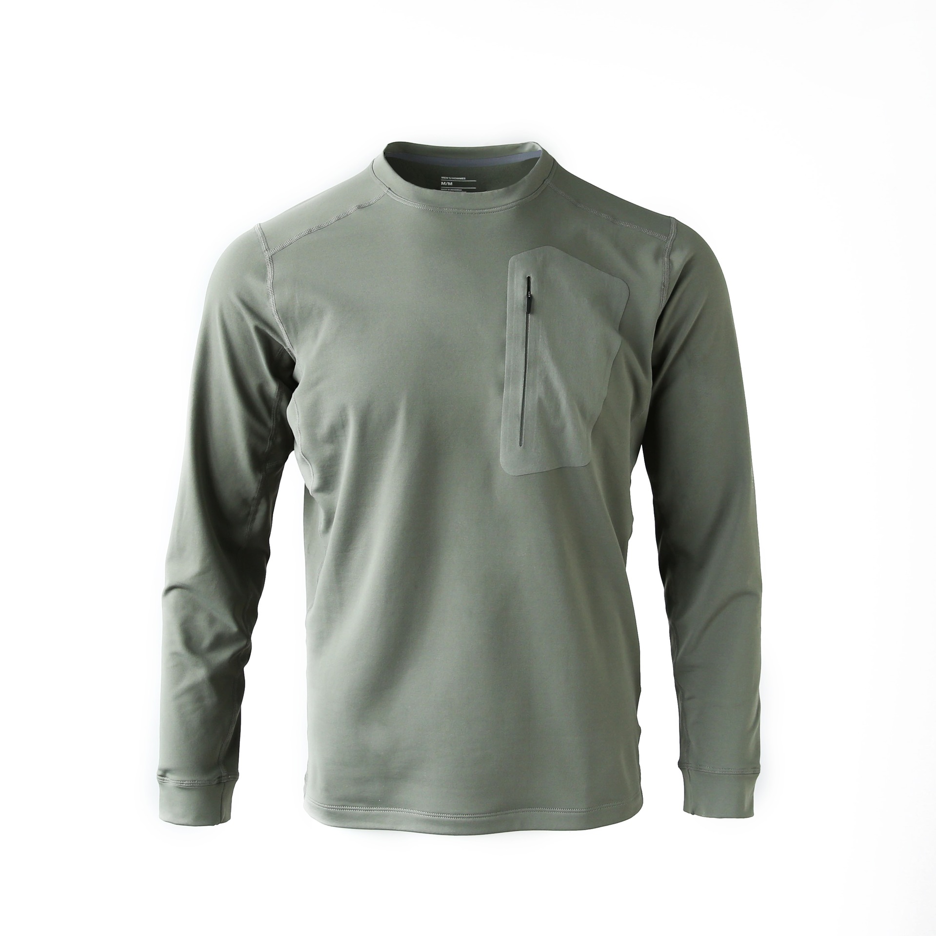 Men's Clothing LT lightweight outdoor sports high elastic quick drying long sleeved bottoming shirt men's and women's round neck T shirt_voghion.com