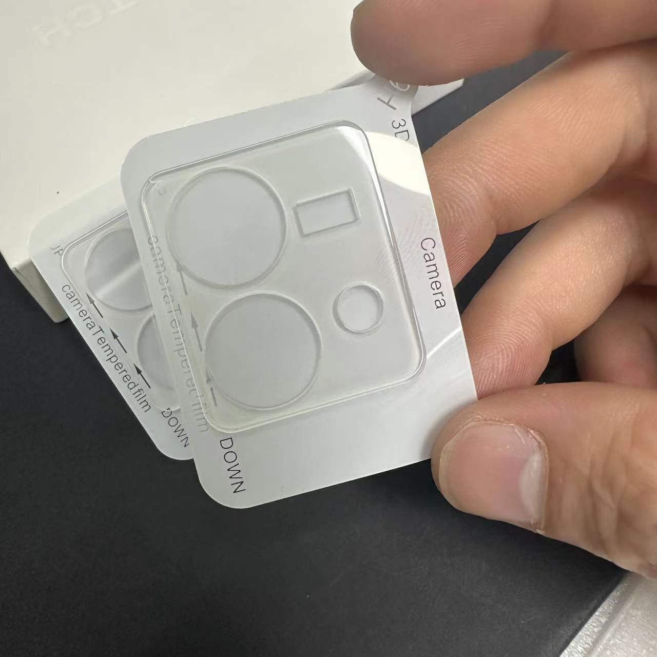 Película protectora de lente transparente 3D de cobertura total para Moto G84, protección de cristal integrada para cámara G54