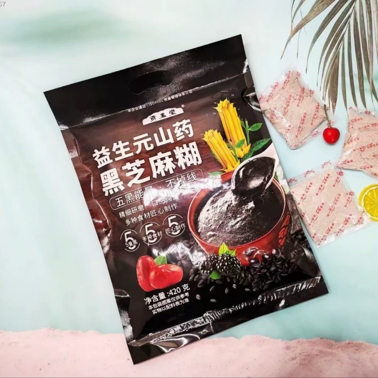 Пребиотик ямс черная кунжутная паста, богатая селеном