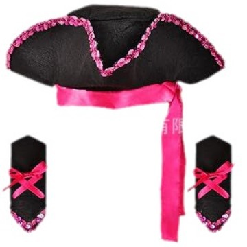 Cross-border nuevo creativo pirata vestido rosa princesa chica COS juego de rol Halloween vestido de fiesta de cumpleaños
