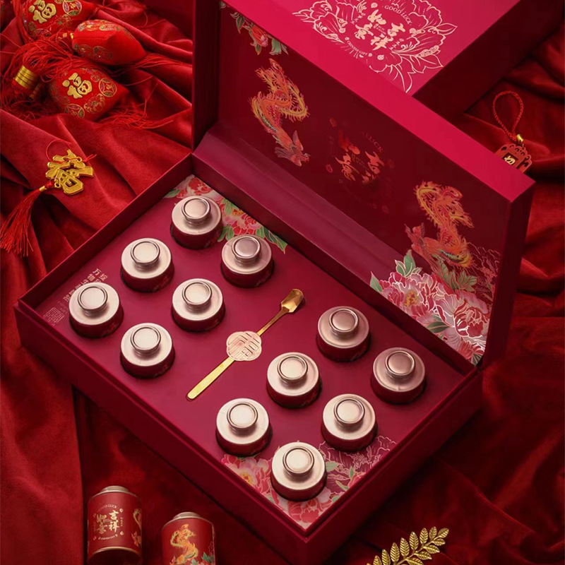 茶叶包装盒空礼盒小罐茶空礼盒高档礼品黑枸杞礼盒红茶绿茶空礼盒