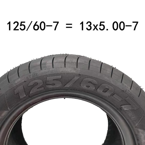 Yadi Electric Bike Vacuum Tire Rudy Egg Egg CST13x5.00-7 Vacuum Tire 125/60-7 Zhengshin Tire