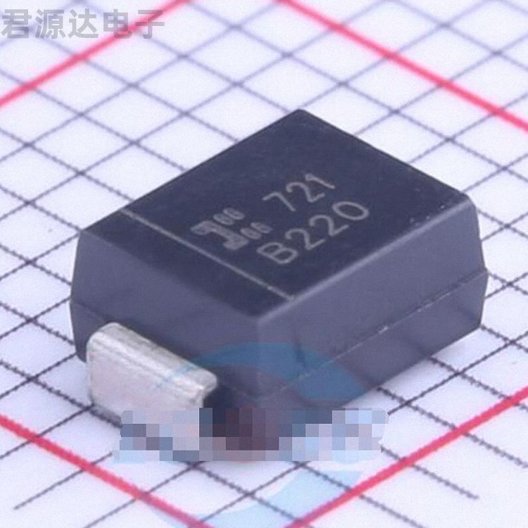 B220-13-F封装SMB(DO-214AA)肖特基二极管