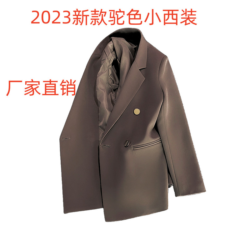 2024 Women's Blazer Spring and Autumn New Korean Style Casual Loose Top Blazer Early Spring Slimming Versatile 2024 Women's Blazer Spring and Autumn New Korean Style Casual Loose Top Blazer Early Spring Slimming Versatile