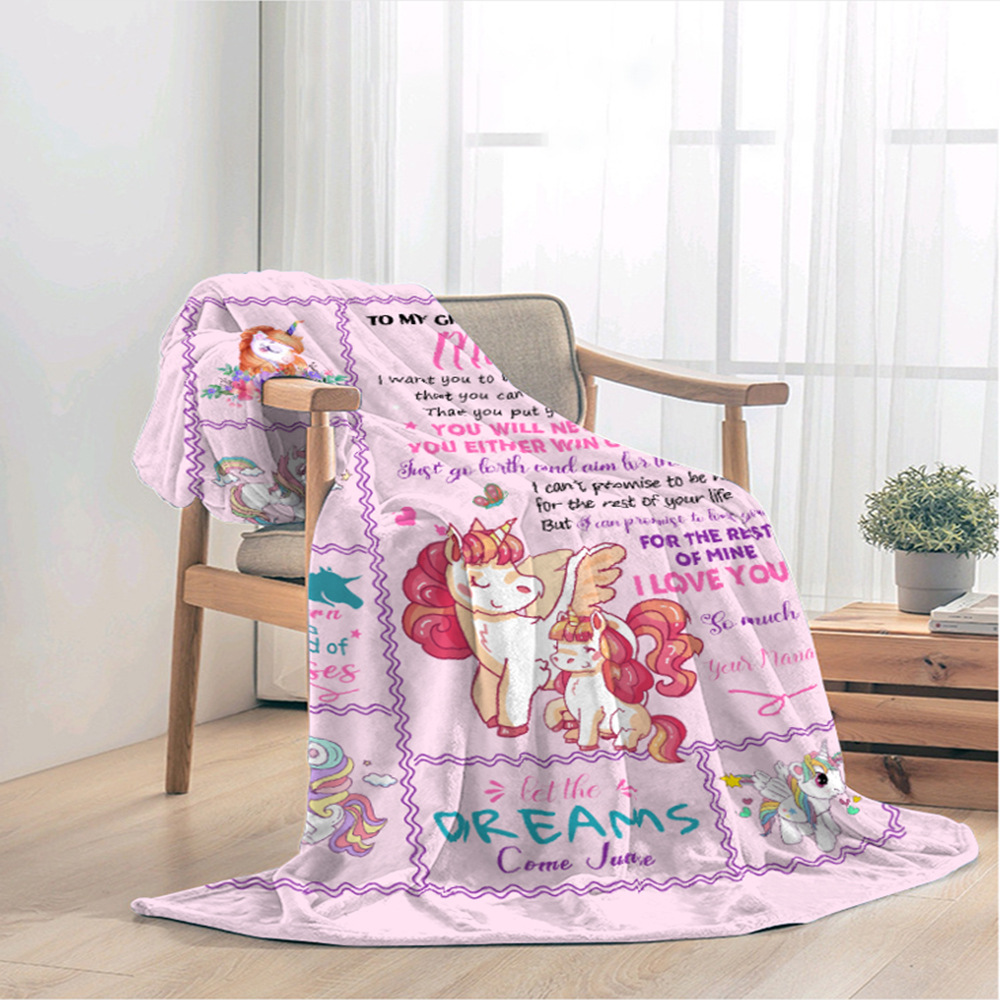 跨境来图亚马逊加厚双面法兰绒 办公室沙发午睡空调节日礼品毛毯