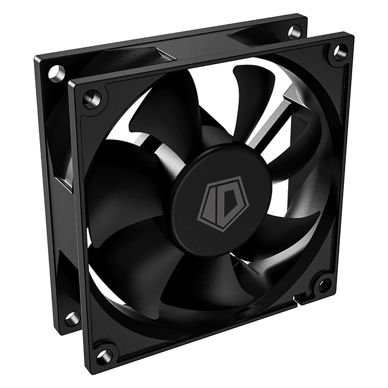 Корпусный вентилятор ID-COOLING NO-8025-SD, 80 мм, 3‑контактный, 2000 об/мин, регулировка DC