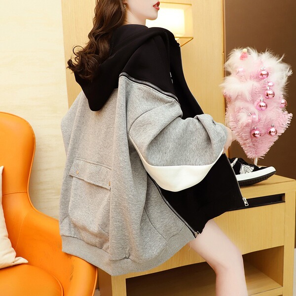 Design sweatshirt with zipper