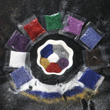 炫彩金葱粉指甲闪粉粉末美甲饰品超亮粉配件史莱姆穿戴材料闪亮