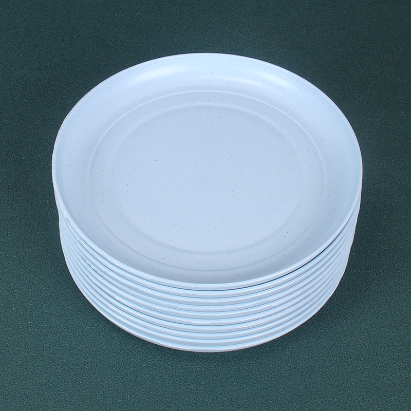 15cm plato de hueso 10 piezas paja de trigo pastel hogar plato de caramelo restaurante plato redondo fruta placa dumpling