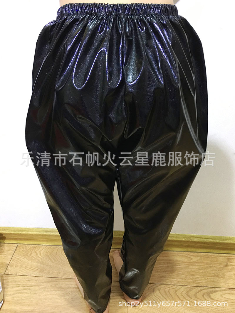 Moda hip hop pasarela Navidad Año Nuevo día 61 baile gilding harem pantalones rendimiento traje etapa desgaste pantalones largos