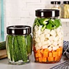 Glass Canister Food grade Moisture-proof pickled cabbage Earthen jar seal up Glass jar Pickle Paojiu Dedicated Wine Jar thickening