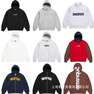 �߰汾supreme25SS ����HOODED SWEATSHIRT ��LOGO�ӽqñ���l���l