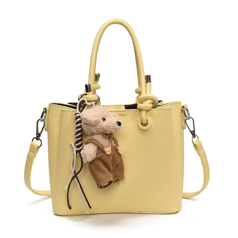 Bolsa de cestas de verduras de mano para mujeres 2025 nuevo estilo coreano bolso de cubo de tendencia alta sensación de moda universal mochila casual