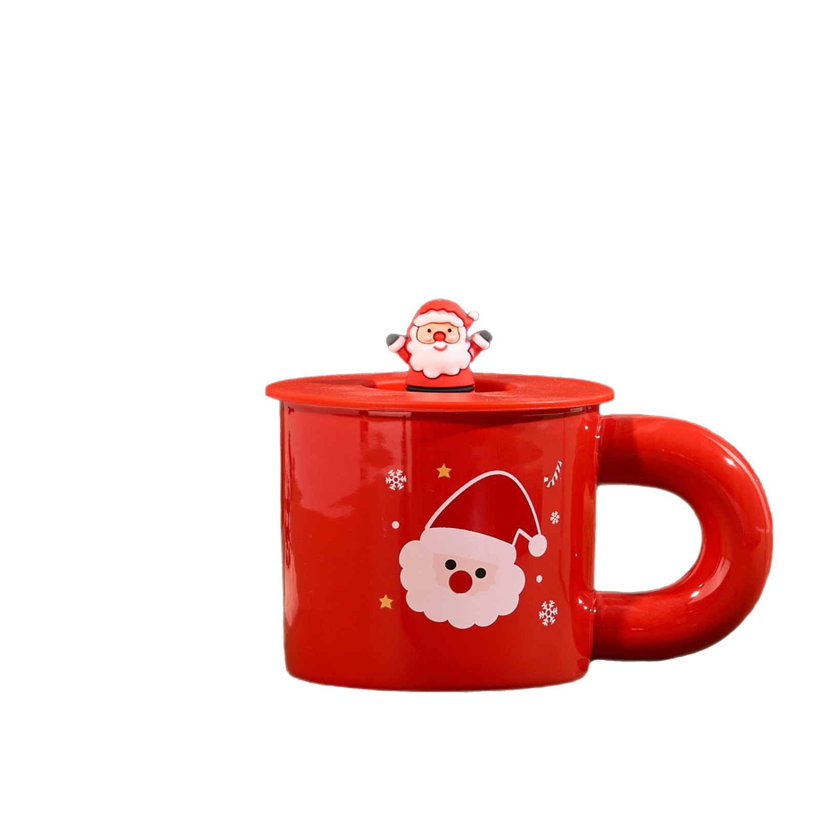 Regalos navideños, tazas de agua, tazas de souvenirs, dibujos animados creativos transfronterizos, tazas de Santa, tazas de cerámica