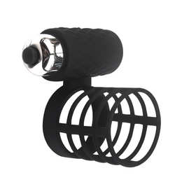 外贸男用锁精水晶震动延长套 男士按摩锁精环 夫妻共用情趣性用品