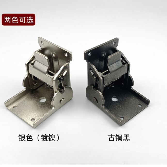 Mesa de comedor que conecta el código del ángulo del pie bisagra plegable muebles mesa de comedor 0 a 90 grados bisagra plegable de autobloqueo invisible