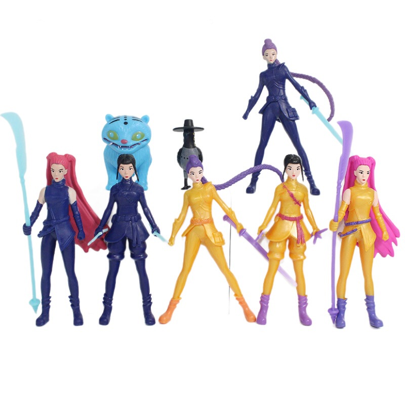 猎魔女团玩偶公仔手办 k-pop猎魔女团动漫模型玩具摆件跨境新品|undefined