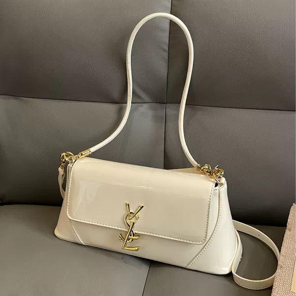 Simple and Stylish Retro Small Square Bag, French-Style Bags, Commuter Niche Luxury Underarm Bag, Fashionable Shoulder and Crossbody Bag