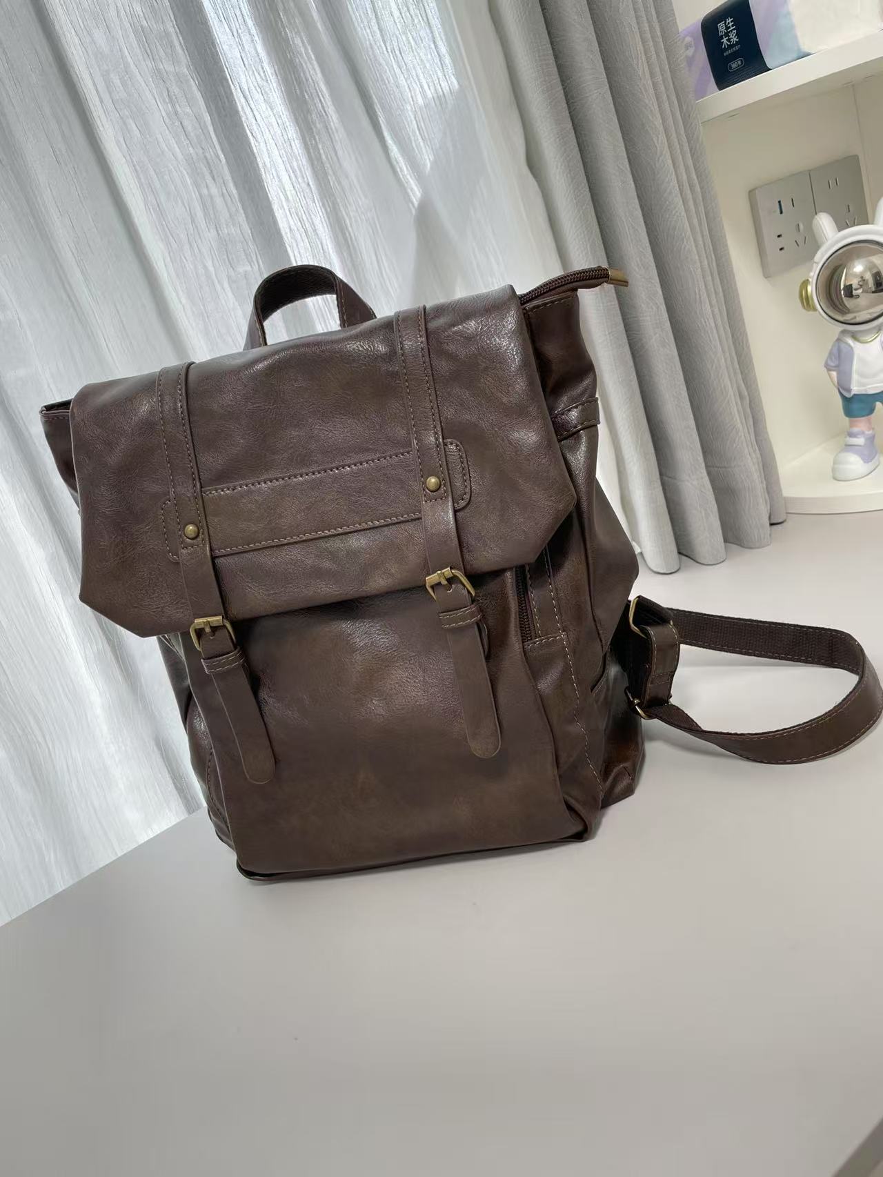 Japanese Style JK Uniform School Backpack 2025 New Vintage Cambridge Bag College Student Shoulder Bag Messenger Bag