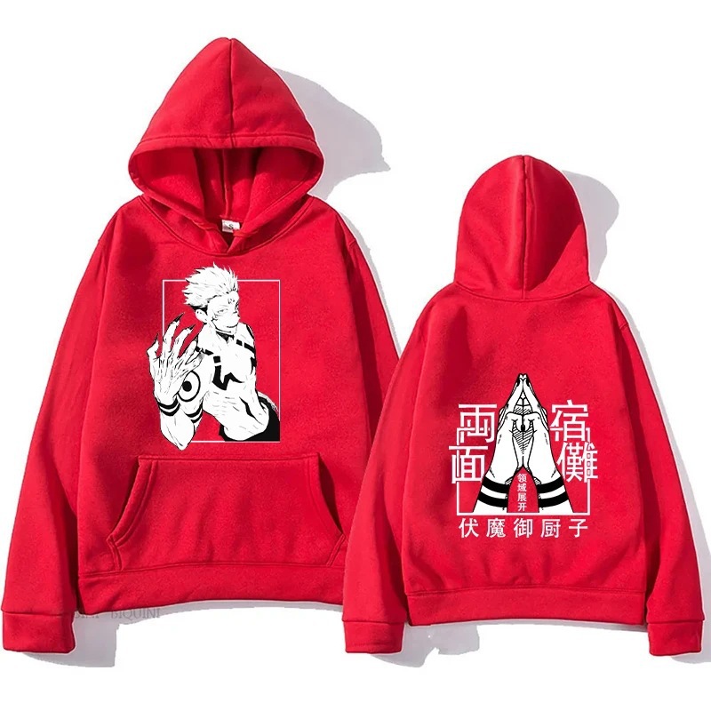 2024 Men Anime Primed Hoodies Tops Round Neck For Womens Fa