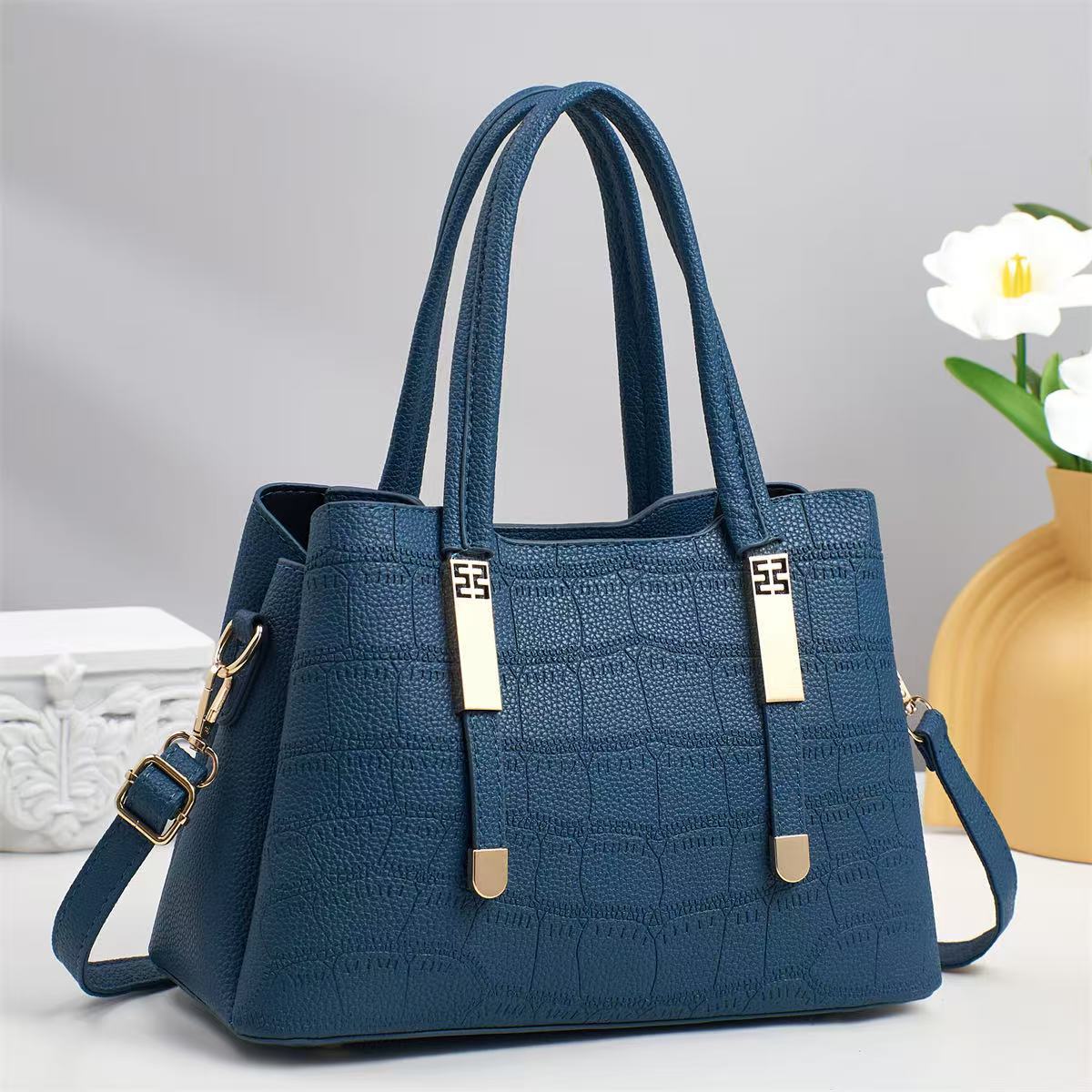 2025 nuevo bolso de hombro para mujer, bolso de estilo de viaje de trabajo, bolso de temperamento de moda casual de mujer de gran capacidad