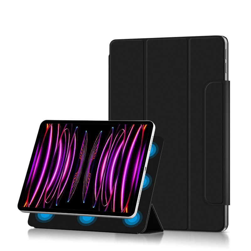Suitable for 2022 ipad pro 12.9 Flat Protective Case Sixth Generation A2436 Magnetic Double-Sided Leather Case