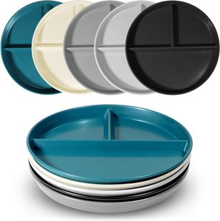 Japanese-style Split Plate Fat-reducing Split Plate Children's Tableware suit Combination Three-compartment Rice Plate Separated Dim Sum Breakfast Plate